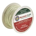 thumbnail image 2 of Mandala Crafts 1mm 109 Yards Jewelry Making Beading Crafting Macramé Waxed Cotton Cord Thread (Beige), 2 of 2