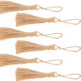 thumbnail image 2 of 6pcs Natural Jute Style Tassel Embellishing Cords, 2 of 4