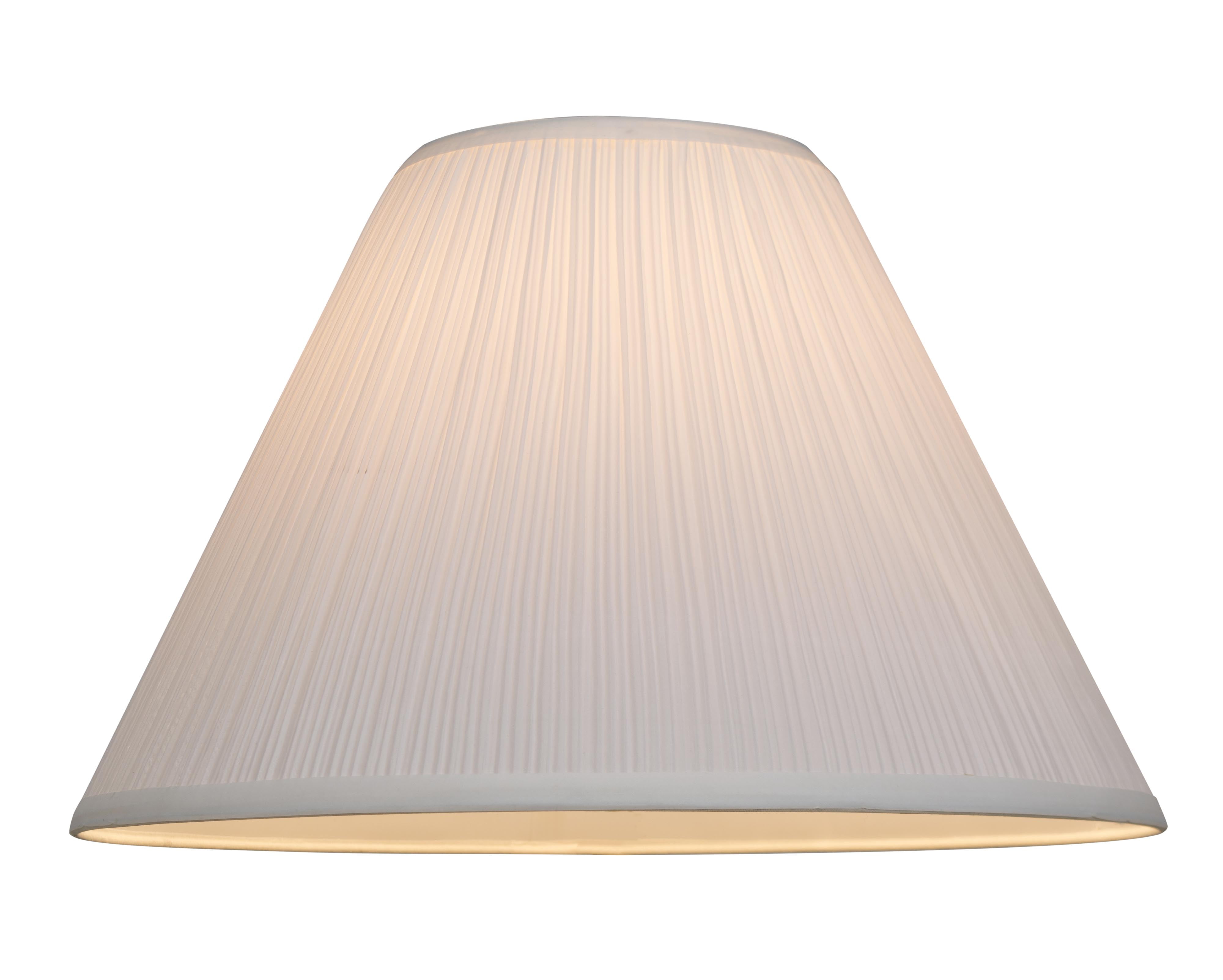 Mainstays 18" Soft Pleat Empire Lamp Shade, White
