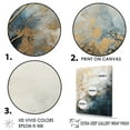 thumbnail image 3 of Designart "Abstracted Natural Flow" Landscape Forest River Floater Framed Wall Art Prints, 3 of 5