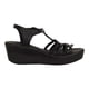 thumbnail image 3 of Sandalias con plataforma Exterior Piel vegana Color Negro Para Mujer De RBCOLLECTION, 3 of 4