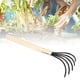 thumbnail image 5 of Rastrillo de Mano para Jardín, Rastrillo de Garra para cultivador manual, 5 Púas de acero Cultivador de Garra Rastrillo para Almejas Cultivador Manual para Labrar, plantar, plantar,, 5 of 7