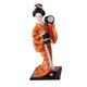 thumbnail image 4 of Muñeca de geisha japonesa pulgadas con trajes de kimono naranja sosteniendo un tambor juguetes coleccionables para exhibición en el hogar Zulema Muñeca japonesa kimono, 4 of 7