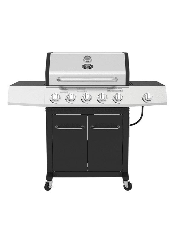 Expert Grill 5 Burner Propane Gas Grill with Side Burner