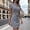 Dresses-894White, variant on Gamivast Shirt Dress for Women Short Sleeve Sundress V-Neck Casual Dress Striped Print Tie Waist Buttons Down Slim Fit Office Work Wear