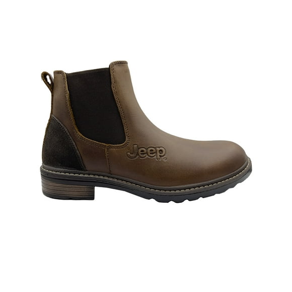 Botas Chelsea Jeep De Piel Para Caballero Modelo 20101 Color Roble
