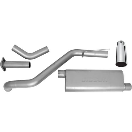 Cherokee Gibson Single - Gibson Exhaust 17404 GIB17404 05-09 GRAND CHEROKEE 4 DOOR 2WD 3.7L/4.7L SINGLE EXHAUST SYSTEM