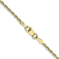 thumbnail image 3 of Solid 10k Yellow Gold 2.1mm Diamond Cut Quadruple Rope Chain - 22", 3 of 8