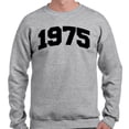thumbnail image 2 of 1975 College Style Sweatshirt Unisex 4X-Large Grey, 2 of 5