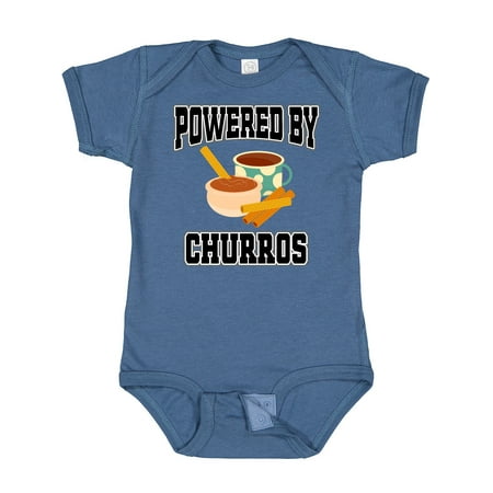 

Inktastic Powered by Churros and Chocolate Gift Baby Boy or Baby Girl Bodysuit