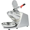 ZENY Commercial 300w Ice Crusher, Countertop Slushy Making Machine