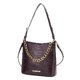 thumbnail image 2 of Bolso de hombro con estampado de cocodrilo, 2 of 2