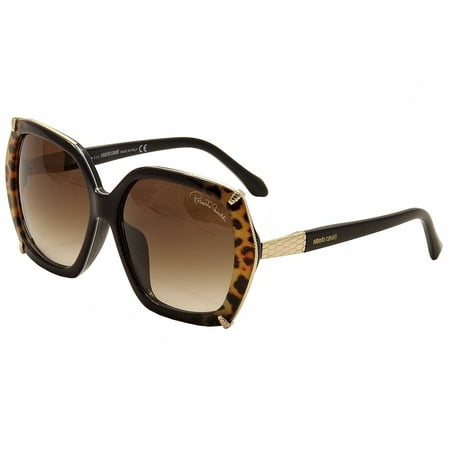 Roberto Cavalli Turais 993SD 993/SD 05F Black/Gold/Leopard Sunglasses 59mm