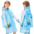 thumbnail image 1 of Bangcool Imperméable pour Enfants, Poncho de Pluie Mignon avec Visière et Sac, 1 of 6