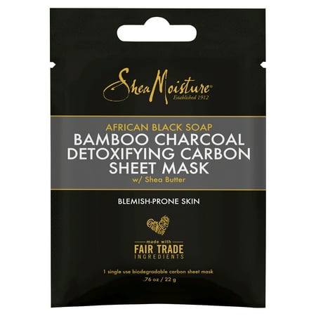 SheaMoisture Detoxifying Mask African Black Soap 1 Count