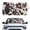 Brown Cow Print, variant on Uorisanigo Brown Leopard Car Sun Visor Foldable Car Windshield Sun Shade Sun Shade for UV Protection Auto Interior Protector Easy Installation Fit Most Cars, Truck, Suv, or Van