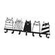 thumbnail image 4 of Metal Black Cat Key Suppilón de pared Panger de pared Decoración de arte de pared decorativo con 7 ganchos para la de jardín de la toalla de, 4 of 9