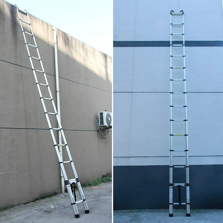 Bowoshen Telescoping Ladder 20ft 6.2M Aluminum DIY Extension