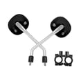 thumbnail image 2 of Espejos de espejo de bicicleta eléctrico ajustable para la modificación de la bicicleta Negro, 2 of 8