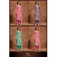 thumbnail image 5 of Custom Made Indian Readymade Wedding Party Wear Women Straight Kurti Pant With Dupatta, 5 of 5