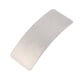 thumbnail image 2 of Pasador para el pelo francés rectangular ancho para mujer, con purpurina, liso, de metal y curvado Plata, 2 of 8