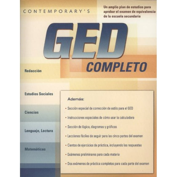 Pre-Owned Contemporary's GED Completo (Paperback) 0072971916 9780072971910