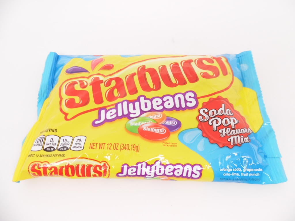 Starburst Jellybeans Soda Pop Flavors Mix Jelly Beans 12oz (Pack of 1