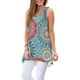 thumbnail image 2 of Qarigey Chaleco de mujer Camiseta sin mangas bohemia con cuello en V Chaleco de mujer Camiseta casual Prendas para la parte del cuerpo orquidea sol M, 2 of 6