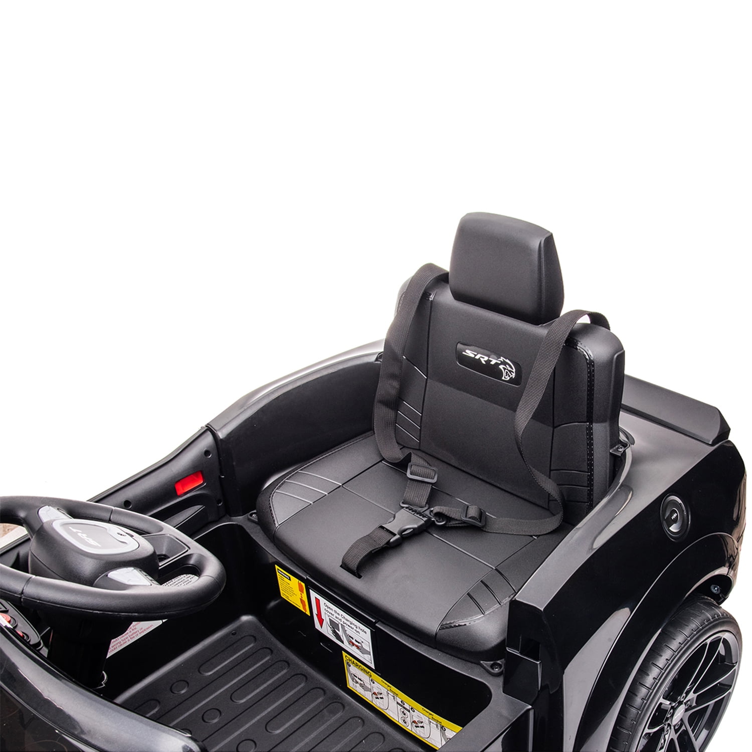 CIPACHO 12V Electric Cars for Kids, Licensed DODGE Challenger Ride On Car, Remote Control Truck Car for Boys Girls, Battery Powered Kids' Vehicles with LED Lights, Black CIPACHO 12V Electric Cars for Kids, Licensed DODGE Challenger Ride On Car, Remote Control Truck Car for Boys Girls, Battery Powered Kids' Vehicles with LED Lights, Black