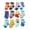 Red, variant on Toddler Baby Girls Boys Socks 12 Pack Unisex Cartoon Prints Non Floor Socks for Boys Girls Size 0-12 Months