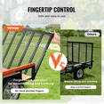 thumbnail image 4 of Vevor SBKCWMSJXTJSHQYWHV0 2-Sided Trailer Tailgate Lift Assist Compatible with Open Utility Trailer Tailgate & Ramp with 10 to 24 in. Heights Side Rail & 4 to 6 ft. Tail Gate or Ramp - 360 lbs, 4 of 10
