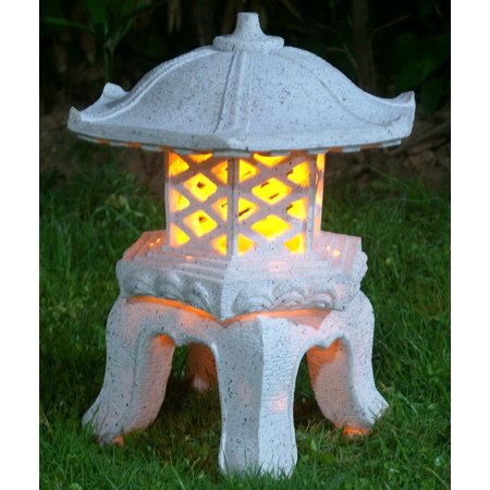Tiaan 14a Height Japanese Style Lantern Solar Garden Lamp Solar
