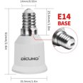 thumbnail image 3 of Adaptador de casquillo E14 a E27, 10 piezas, adaptador conversor de casquillo, base de lámpara de alta calidad para bombillas LED, bombillas incandescentes y bombillas CFL, 3 of 5