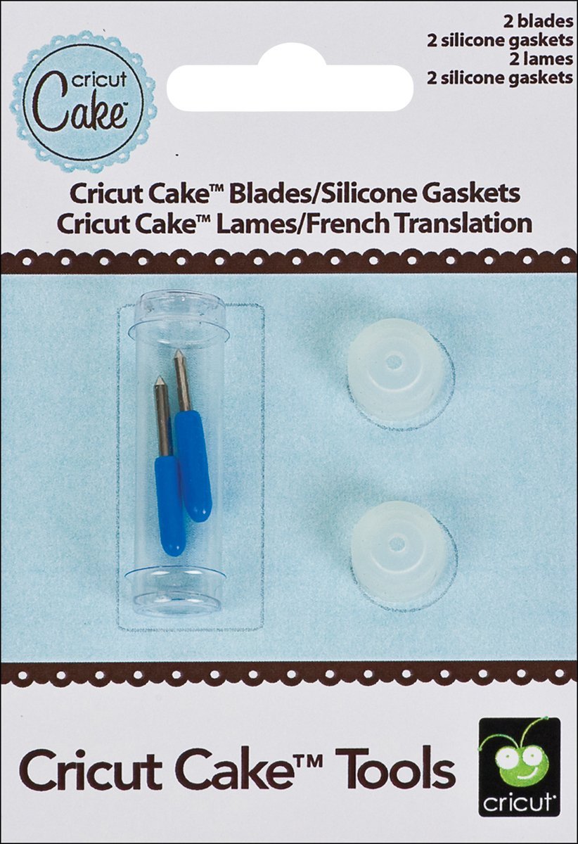 Cricut Cake Replacement Blades, 2 Blades, Use with Cricut