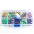thumbnail image 4 of Sonducket Juego de anzuelos de pesca de 100 uds, anzuelos de cabeza de Multicolor con un solo anzuelo, señuelo de Maggot Grub, Pescar, 4 of 6