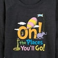 thumbnail image 3 of Dr. Seuss - Oh! The Places You'll Go - Women's Lightweight French Terry Long Sleeve Shirt, 3 of 6