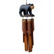 thumbnail image 1 of Campana de Viento de Bambú Cohasset con Diseño de Oso Negro para Decoración Exterior, 1 of 2
