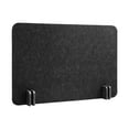 thumbnail image 1 of Mampara acústica para mesa, separador, biombo, divisor de mesa para la zona de recepción. Rectángulo negro, 1 of 9