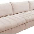 thumbnail image 4 of Meridian Furniture Jacob Pink Velvet Modular Sectional, 4 of 13