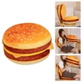 thumbnail image 3 of Uinagy Cheeseburger Pillow, 3 of 7