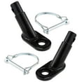 thumbnail image 1 of KONTONTY 2Set Iron Bike Towing Hitch Black Trailer Coupling Heavy Load Bearing for Daily Use, 1 of 8