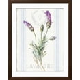 thumbnail image 2 of Art.com Floursack Lavender II Art Print by Danhui Nai, Brown Frame Wall Art, 32" x 40", 2 of 4