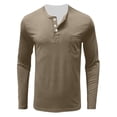 thumbnail image 4 of pstuiky camisetas de manga larga para hombre, Camisa transpirable de manga larga y cuello redondo de color sólido para hombre Tops casuales para hombres xxxl, 4 of 6