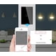 thumbnail image 2 of Apagador Inteligente Wifi MOES Interruptor Wifi Touch 1 Vía Negro, 2 of 2