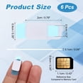 thumbnail image 2 of Uxcell 6Pcs Computer Camera Cover Slide, (0.039" Thickness, White), Ultra-Thin Laptop Camera Blocker Protecting Privacy Security for Various Tablet/Desktop/Smartphone/PC Accessory, 2 of 7