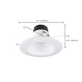 thumbnail image 5 of 9w 6-in Deep Baffle CCT-Tunable Recessed LED Downlight, 5 of 7