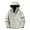 Khaki, variant on Women's Waterproof Hooded Jacket Two-Piece Set with Pockets Zipper Padded Lining Solid Color Outdoor Hiking Clothes Sports Rushing Tops Spring and Winter Coat