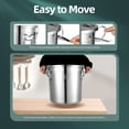 thumbnail image 5 of Miumaeov 5.5 Gal 304 Stainless Steel Airtight Container with Lid, Metal Bucket for Dog Food Bird Seed Storage, Rodent Proof Canister for Kitchen(21L), 5 of 9