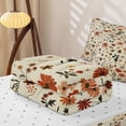 thumbnail image 5 of Erosebridal Vintage Floral Zipper Queen Comforter Set with Fitted Sheet and 2 Pillowcases,Wildflower Butterfly Print Zipper Bedding Set For Girls,Reversible,4-Piece, 5 of 7