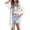 White, variant on QWZNDZGR Women's Cardigans Casual 3/4 Short Sleeve Open Front Waffle Knit Lightweight Kimonos Cardigan Sweaters for Women